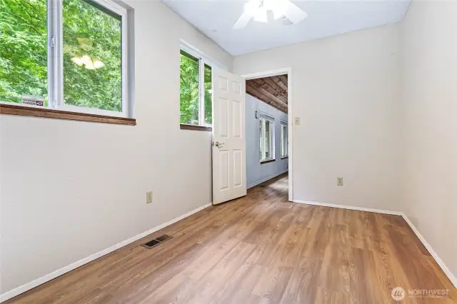 Lower level bonus room/office