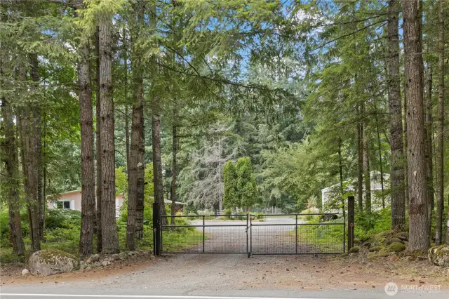 2 gated entrances~