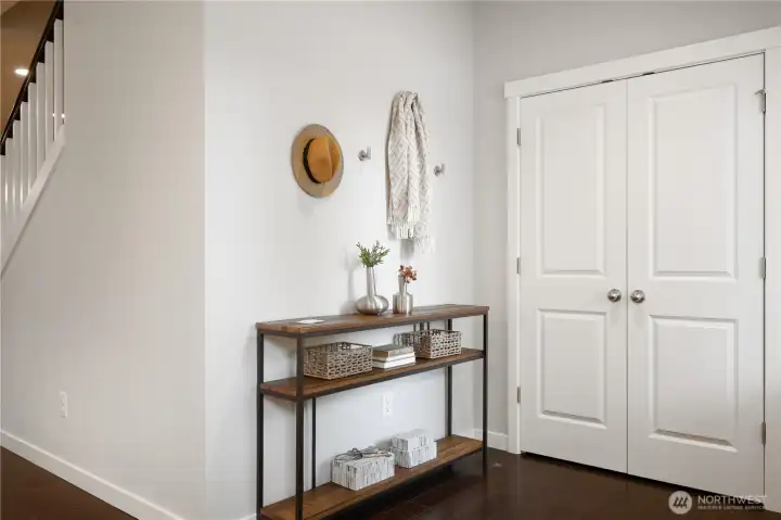 large entry closet
