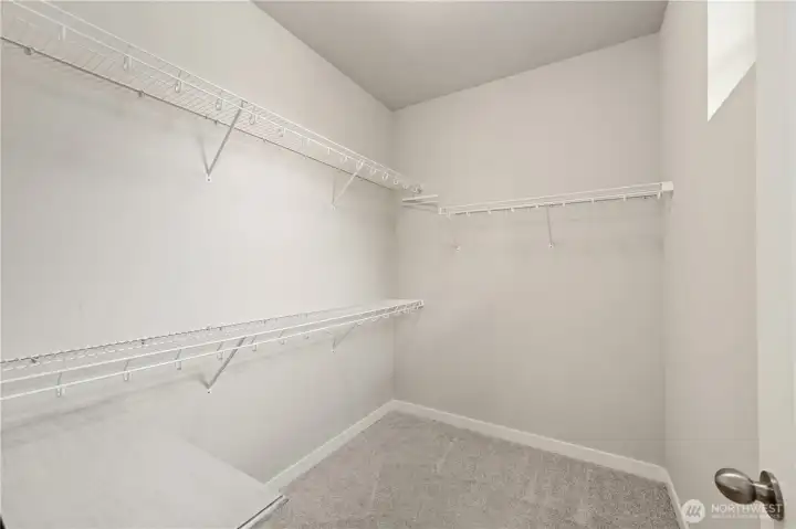 Primary closet