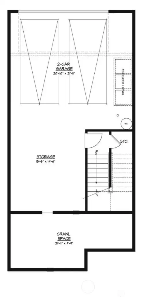 2~car extra deep garage with additional 'flex' space for storage, workout equipment, bikes or whatever you can imagine!