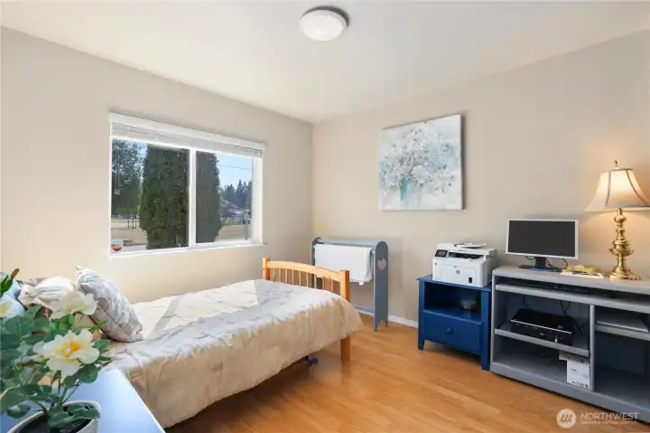Spacious bedroom