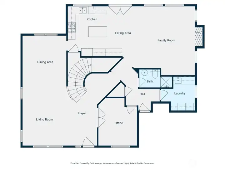 Main level floorplan
