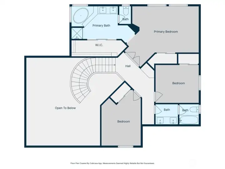 Second level floorplan