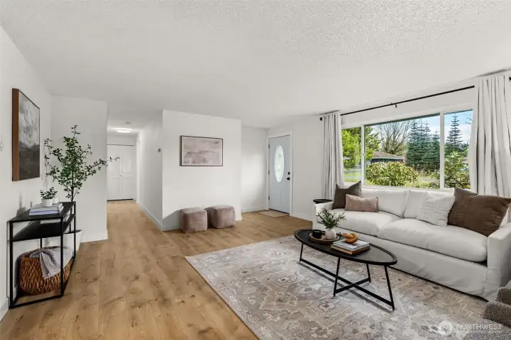 Great Room with natural light!