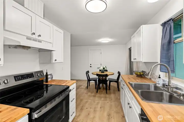Kitchen and Dining Space