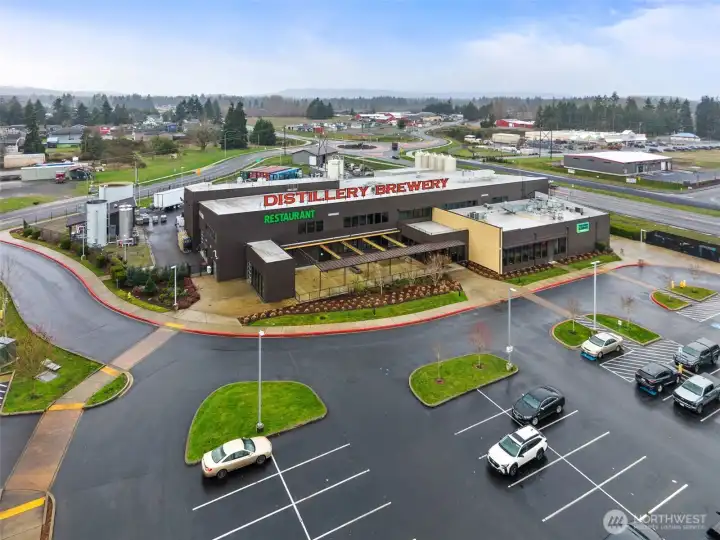 Close to restaurants.