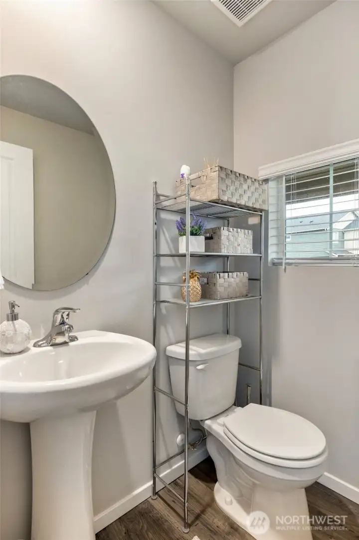 Half bath on main level
