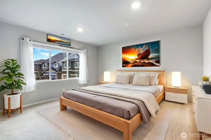 Virtual Staging Primary Bedroom