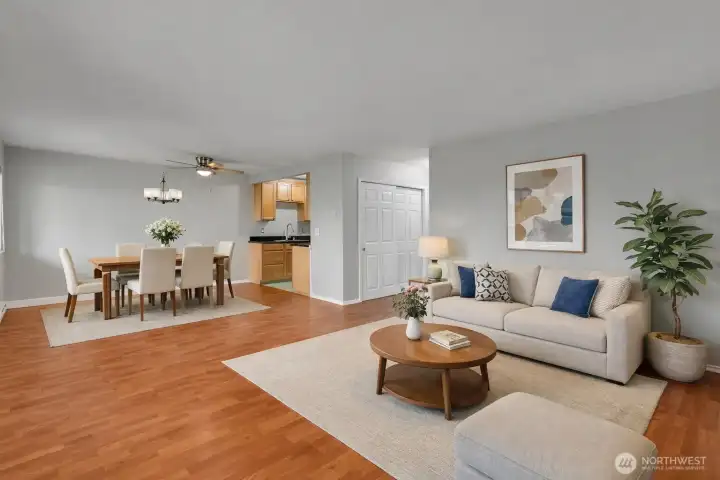 Enjoy a spacious and airy layout filled with natural light, creating a welcoming and comfortable atmosphere.