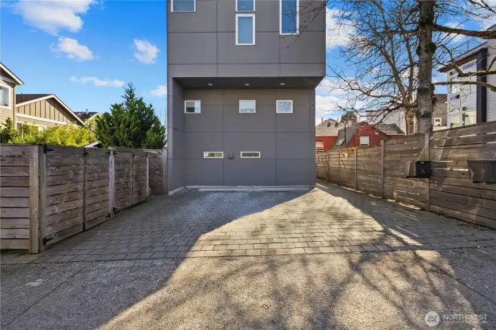 Dedicated off-street parking