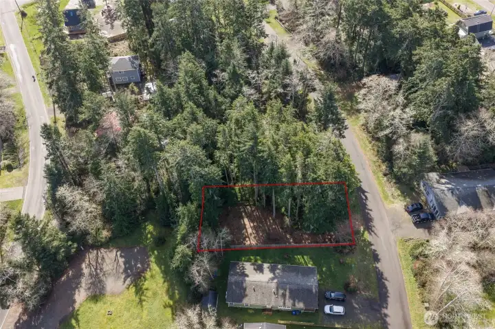 Layout layout from overhead.