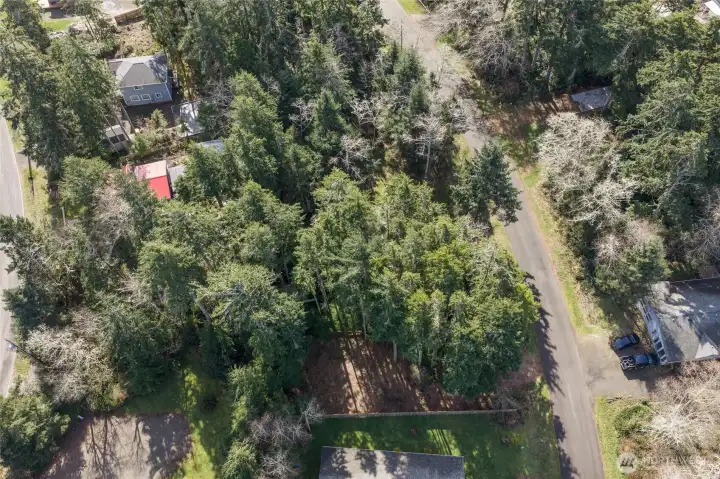 Clear shot almost directly overhead