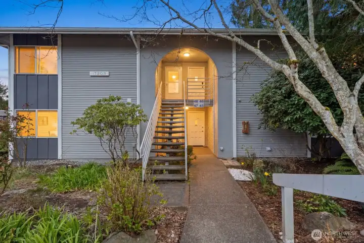 Top-floor unit in well-maintained community.