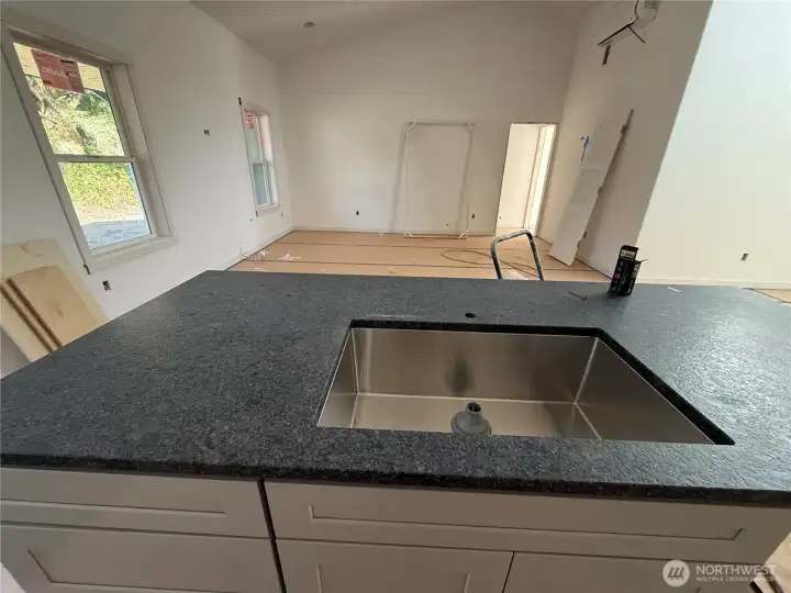 actual counter tops  (Granite)