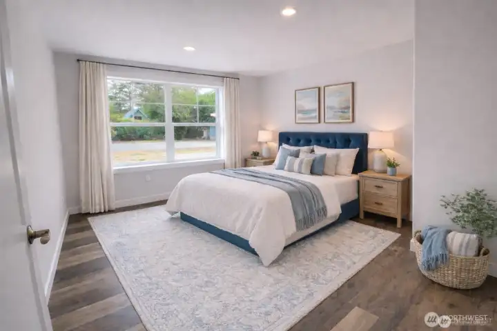 2nd bedroom virtually staged, All pictures of previous build to depict features and quality