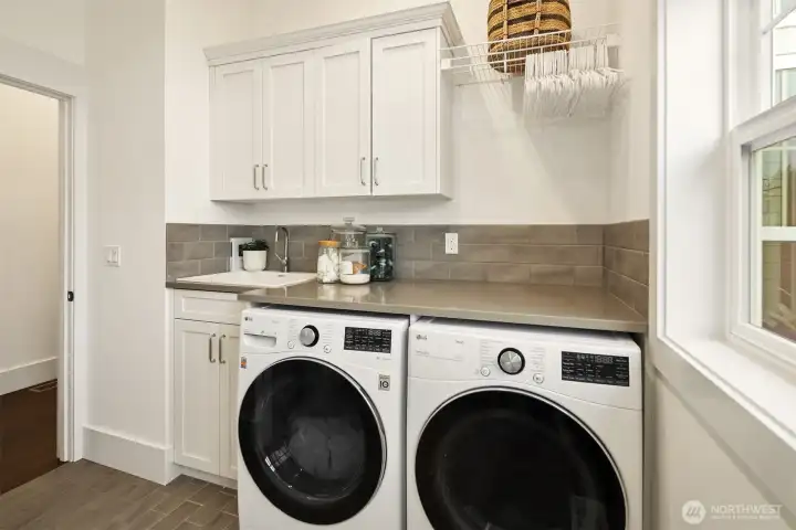 Large laundry room