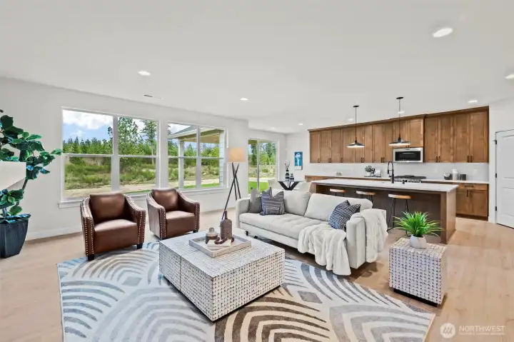 This image depicts a previously built model home for illustrative purposes only. The actual property being offered may differ in design, finishes, and features.