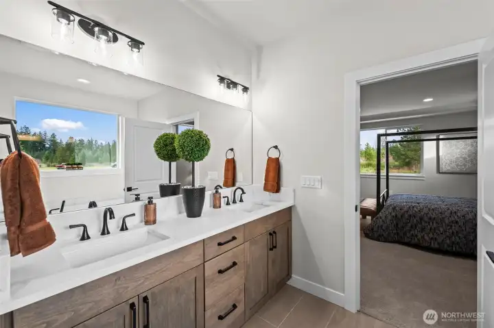 This image depicts a previously built model home for illustrative purposes only. The actual property being offered may differ in design, finishes, and features.