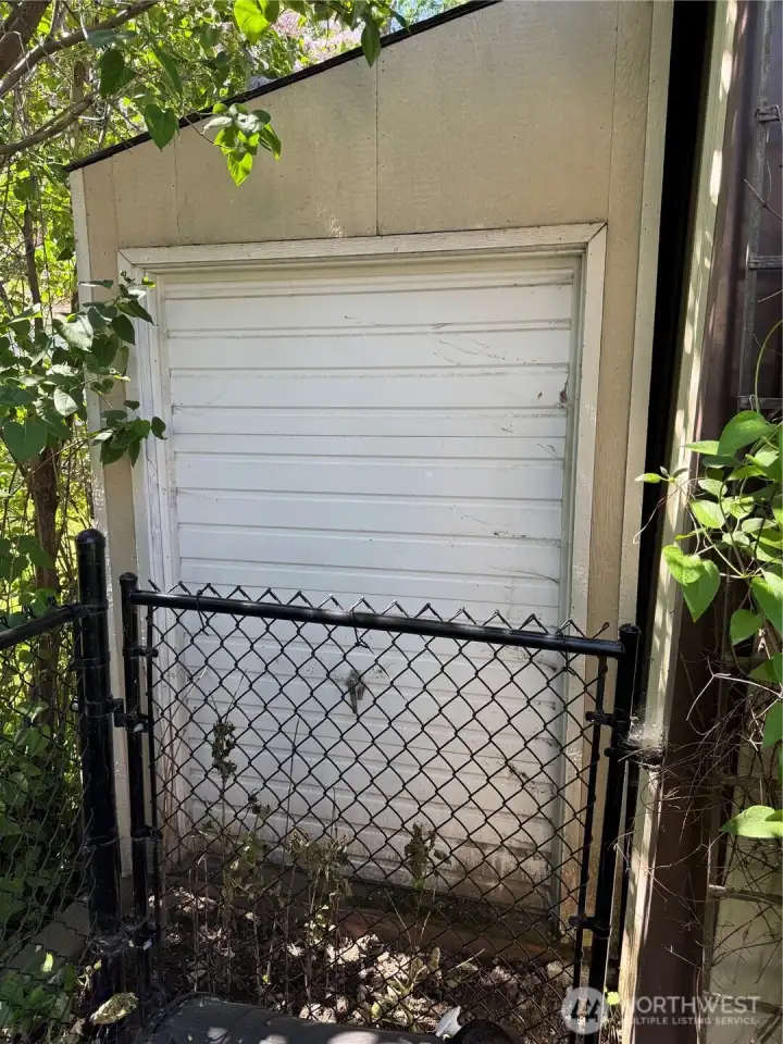 Storage Building At The Side Of Shop.