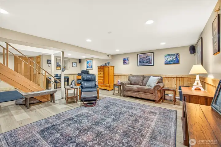Finished basement Finished basement