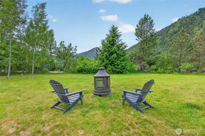 Lovely front lawn views Lovely front lawn views