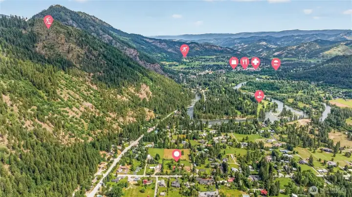Idyllic Icicle Valley Location Idyllic Icicle Valley Location