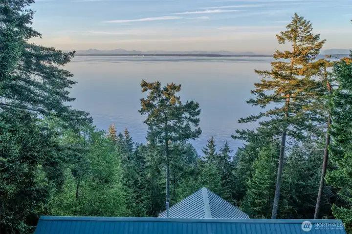 Overlooking the home to the Canadian Coastal Range.