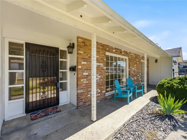 Mid-Century Modern-inspired home with picturesque Saddle Rock views. Mid-Century Modern-inspired home with picturesque Saddle Rock views.
