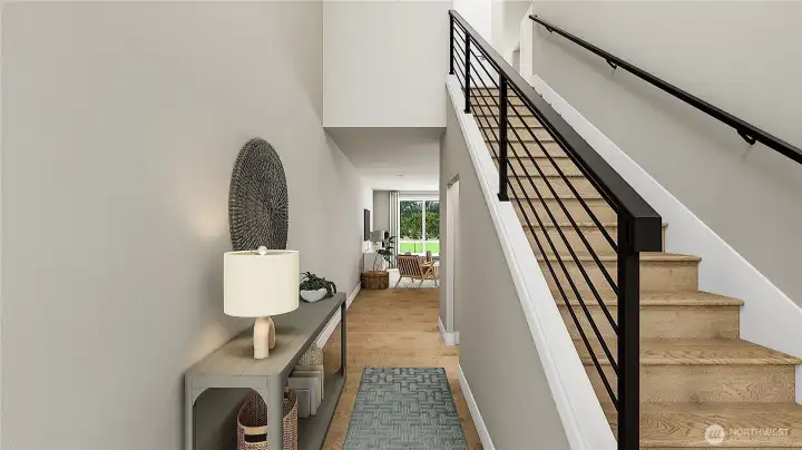 Main Floor Entry (Facade, Ext Colors, Interior Photos & Floor Plans for illustrative purposes only. Actual Facade, Ext Colors, Interiors & Floor Plans may differ.)
