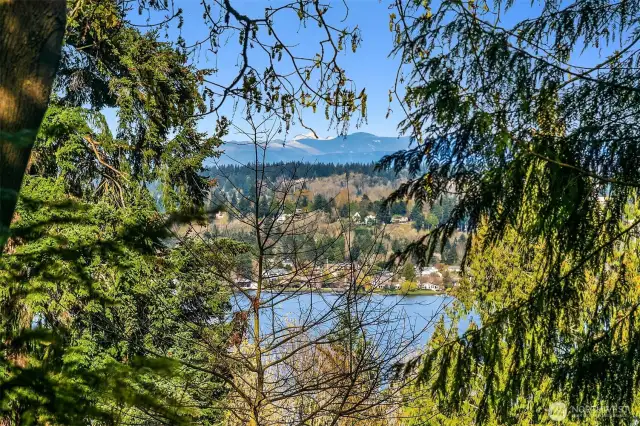 The Cascades are captured on sunny days. Enjoy the Spring and Summer months with this enchanting view.