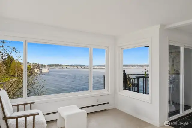 Relax and enjoy your non-stop picturesque views.
