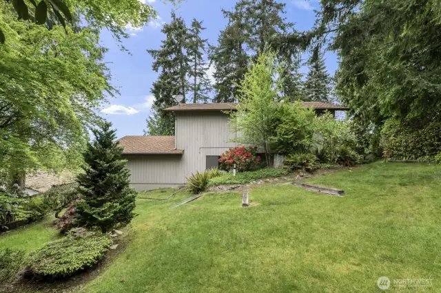 Beautiful spaces all the way around the house.