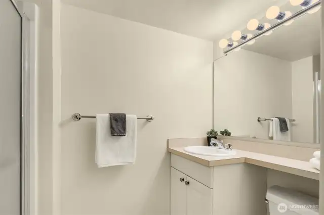 Lower level 3/4 bath