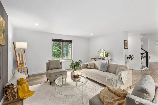 Space enough for large gatherings while still intimate.