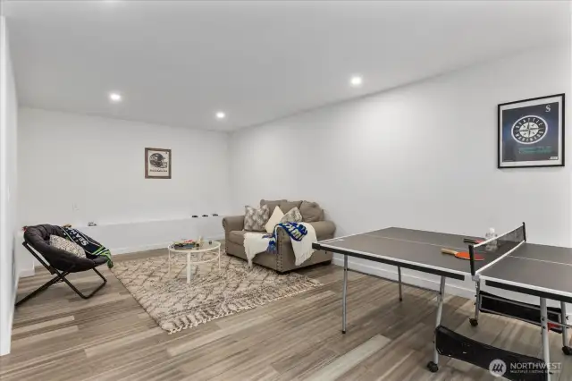 Large enough to set up as a home theatre with room to spare.