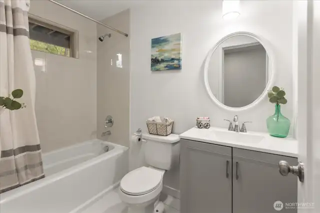 Full bathroom downstairs.