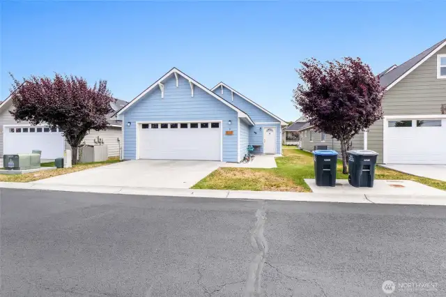 From the two-car garage into the house, there are zero steps, perfect if you need no steps into your home.