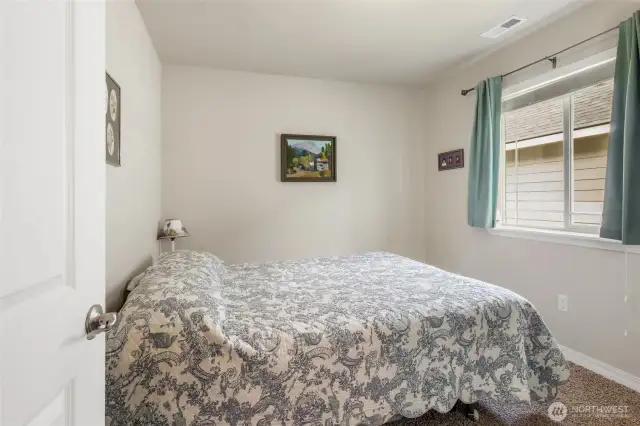Bedroom #2, down the second hallway.
