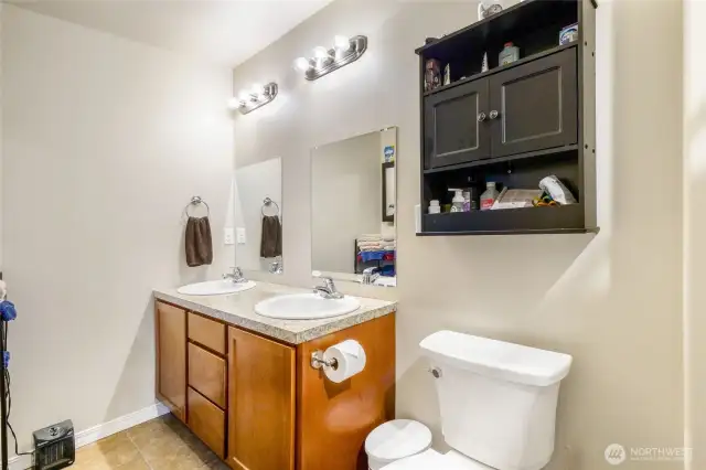 Another view of the primary bathroom.