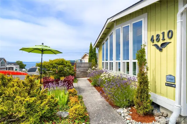 Front walkway to entrance