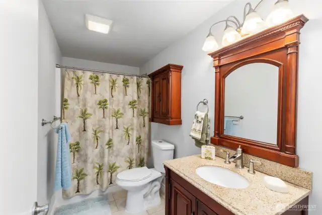 Downstairs bathroom.