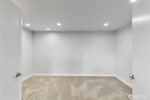 Extra room downstairs.