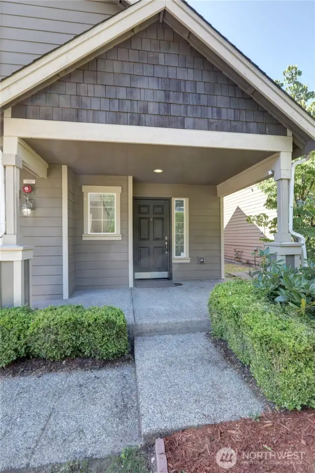 Front entrance that sets the tone for the rest of the home.