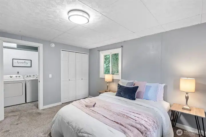 Primary with walk-in closet!