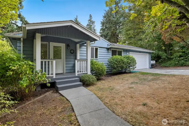 Charming Front Yard Featuring Mature Specimen Plantings