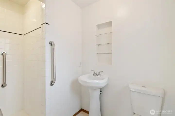 Primary Bath could be Easily Updated to Modern Standards with a few Light Touches