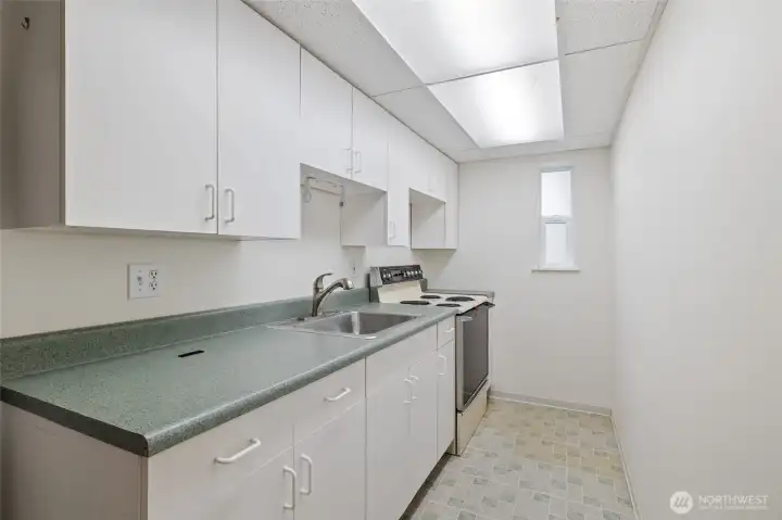 Downstairs Kitchen (full size fridge to the left not pictured)