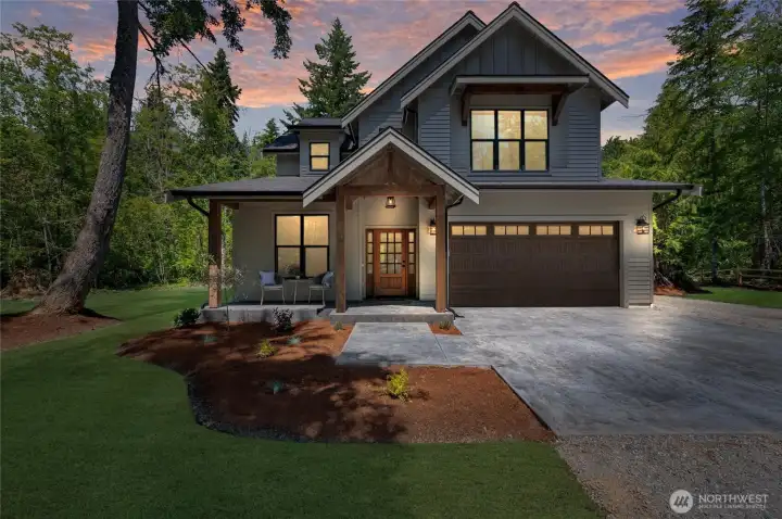 Welcome to 19443 Kamden Court, a brand new home located at the end of a private road.