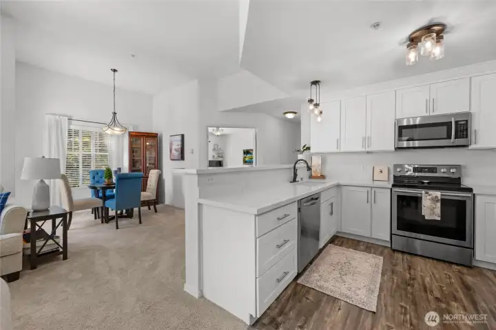 Love the open concept floor plan with this condo